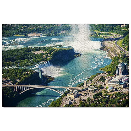USA Amerika Niagara Falls Puzzle 1000 Teile Spielkunstwerk Reisesouvenir Holz 38x52CM von LUAJZF