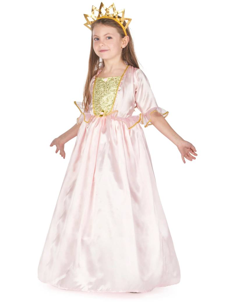 Anmutige Prinzessin Kinderkostüm Fee rosa von KARNEVAL-MEGASTORE
