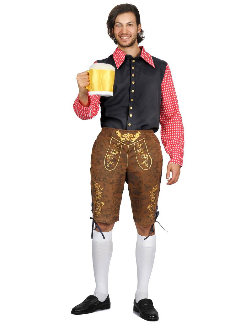 Bayer-Kostüm Oktoberfest-Kostüm für Herren bunt von KARNEVAL-MEGASTORE