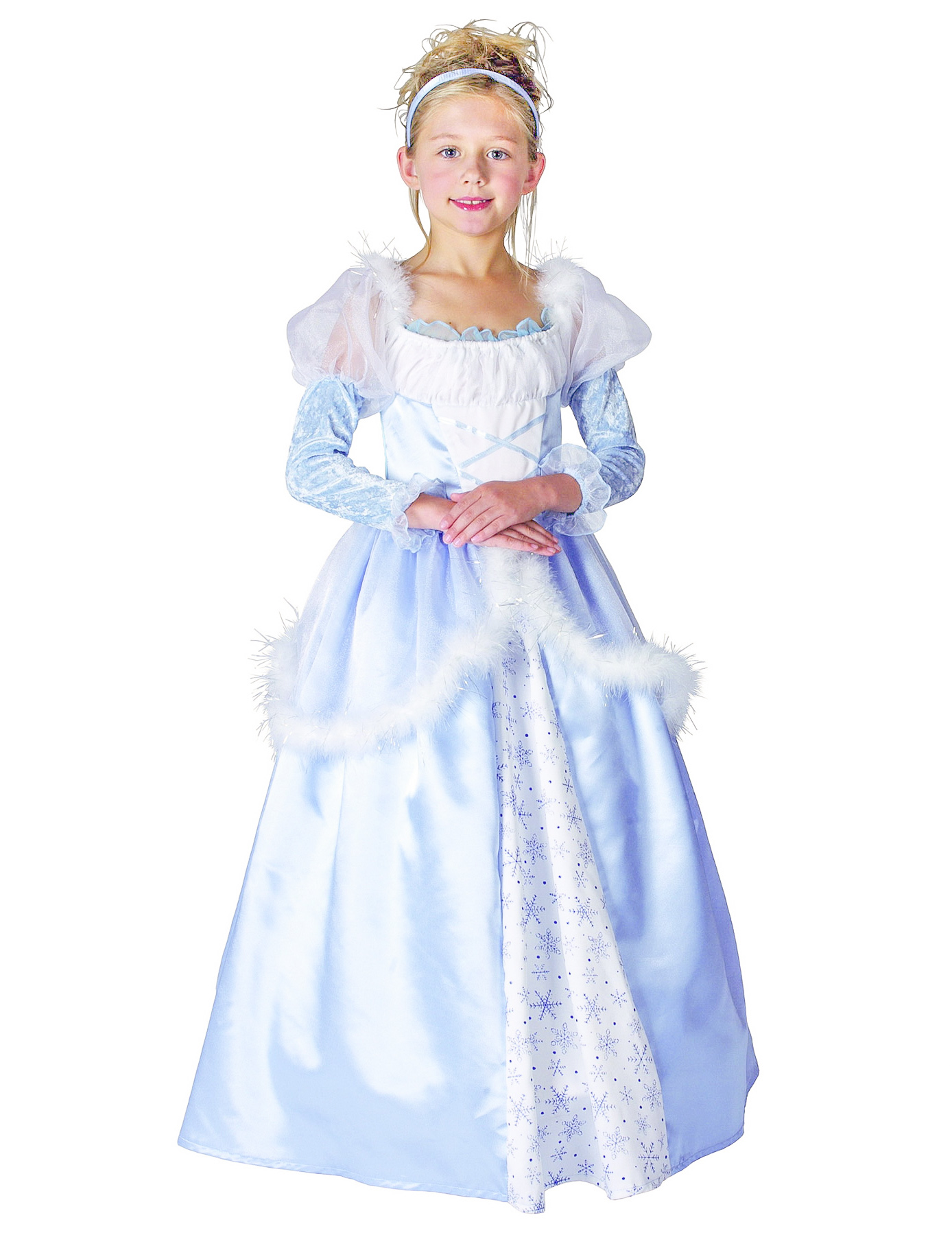 Bezaubernde Prinzessin Kinderkostüm blau von KARNEVAL-MEGASTORE