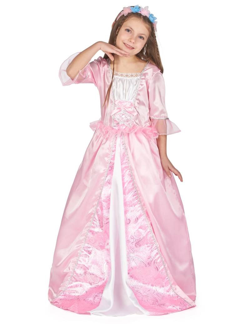 Edles Prinzessin Kostüm für Mädchen rosa von BCI