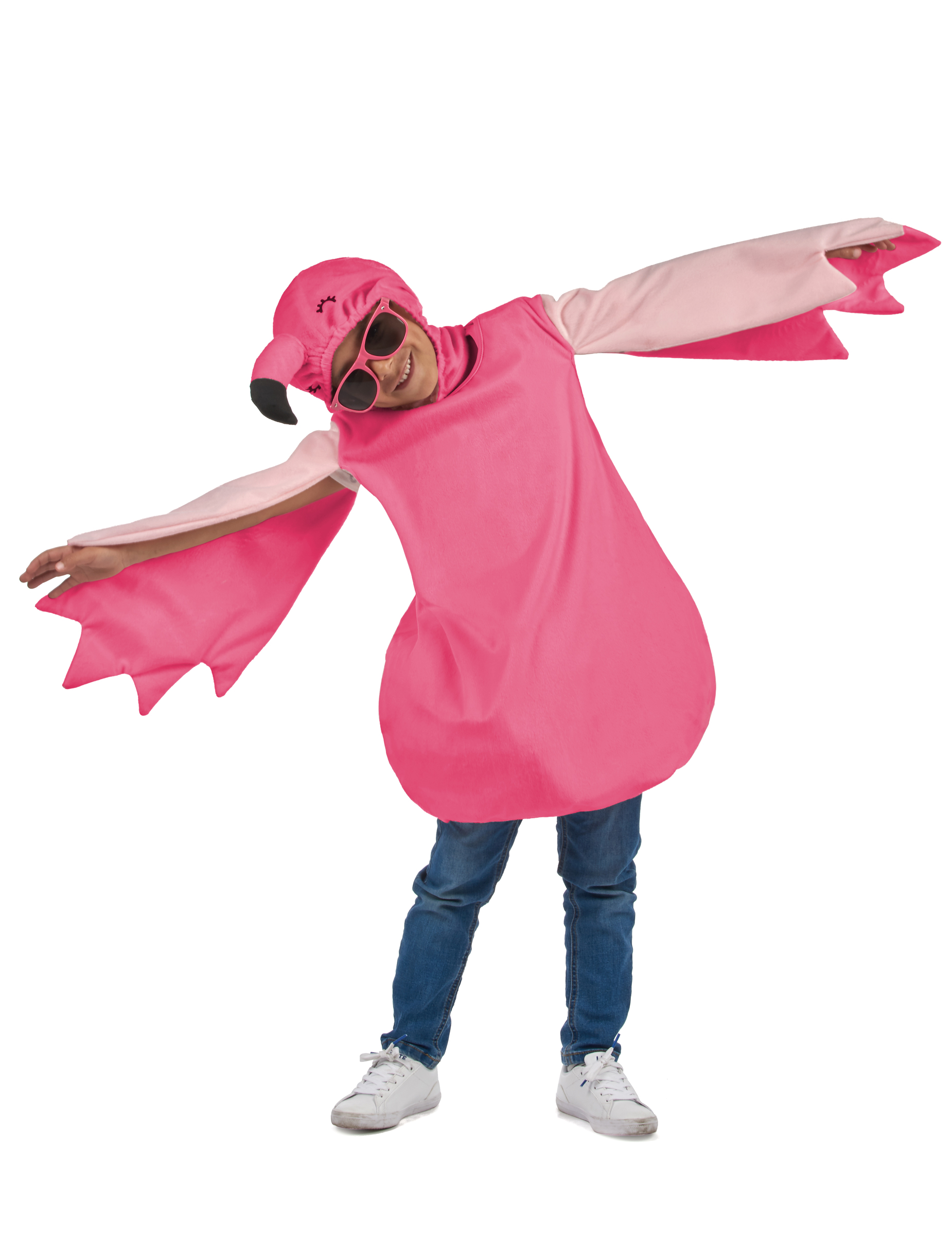 Flamingo Kinderkostüm rosa Flamingo Kinderkostüm rosa von KARNEVAL-MEGASTORE
