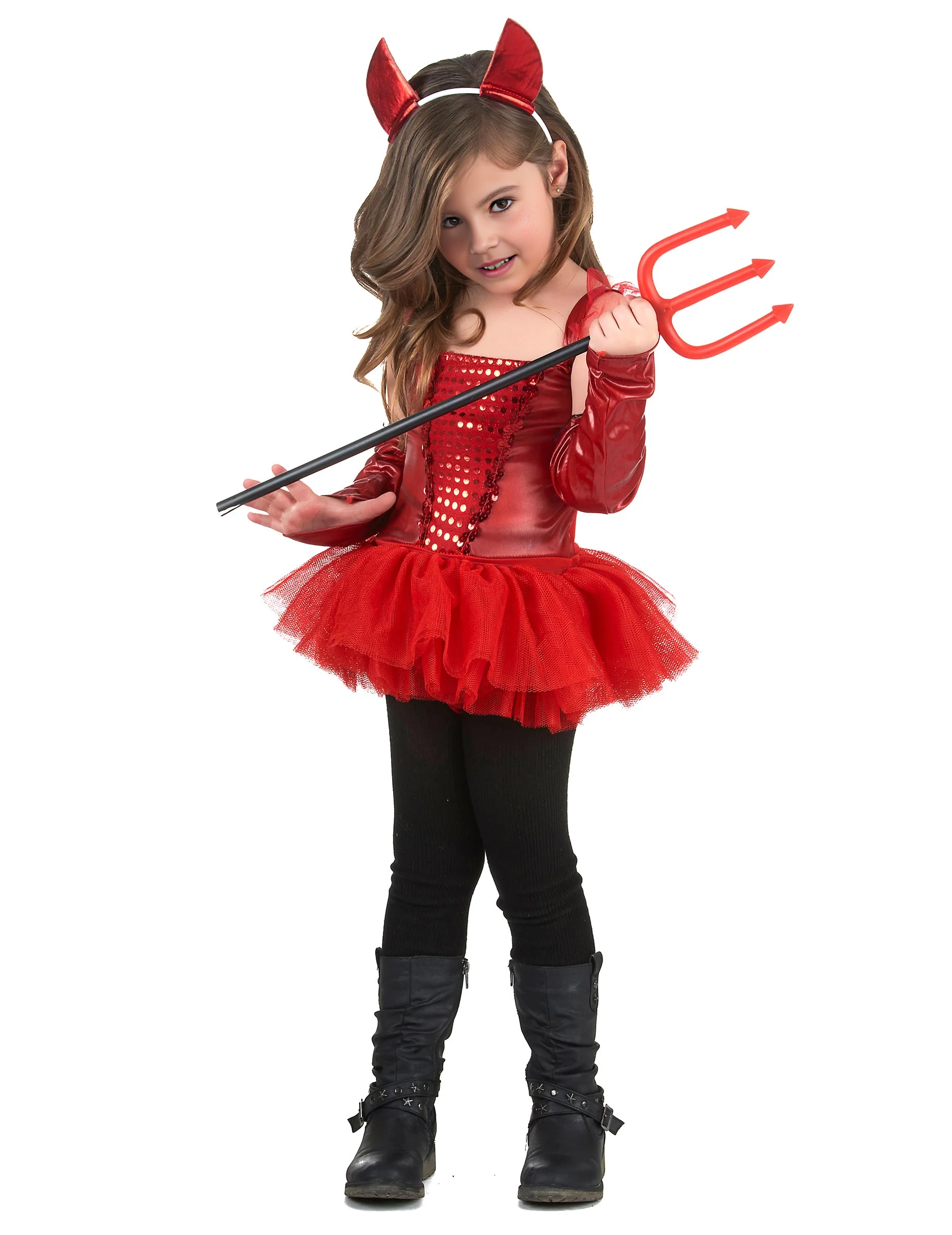 Freche Teufelin Kinderkostüm rot Freche Teufelin Kinderkostüm rot von KARNEVAL-MEGASTORE