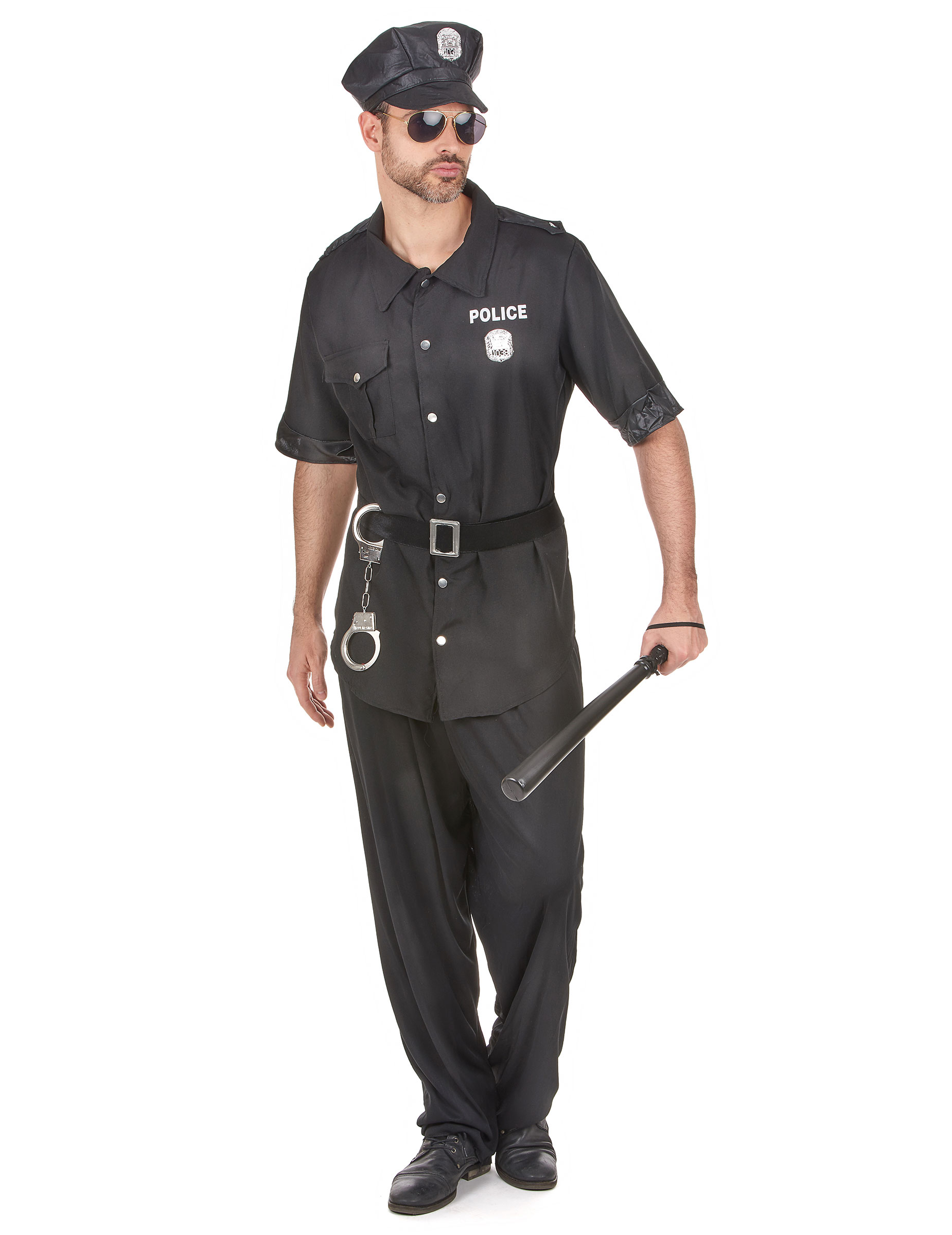 Heisser Polizist Kostüm Cop schwarz Heisser Polizist Kostüm Cop schwarz von KARNEVAL-MEGASTORE