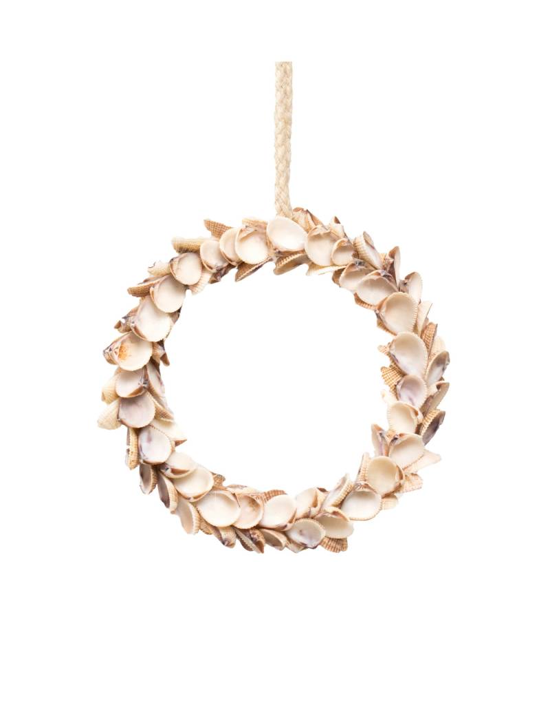 Muschelkranz Weiß Hängend 12 cm von HOGEWONING BV