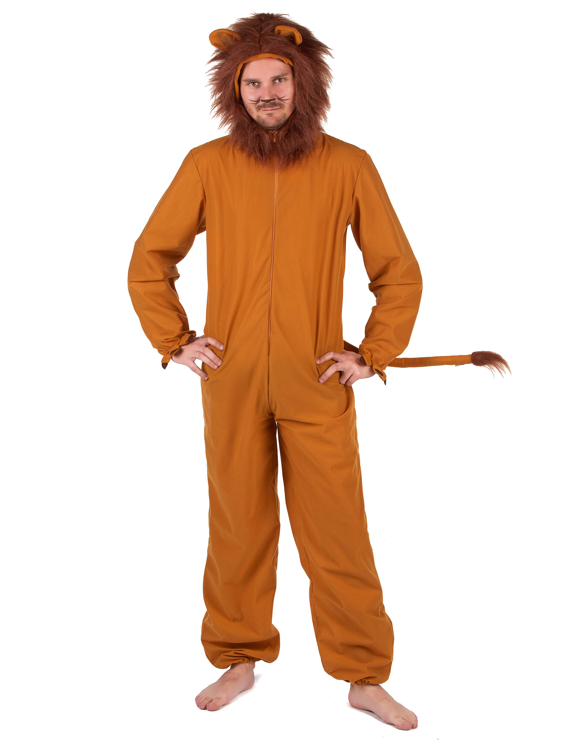 Löwen-Kostüm für Herren Faschingskostüm braun Löwen-Kostüm für Herren Faschingskostüm braun von LUCIDA