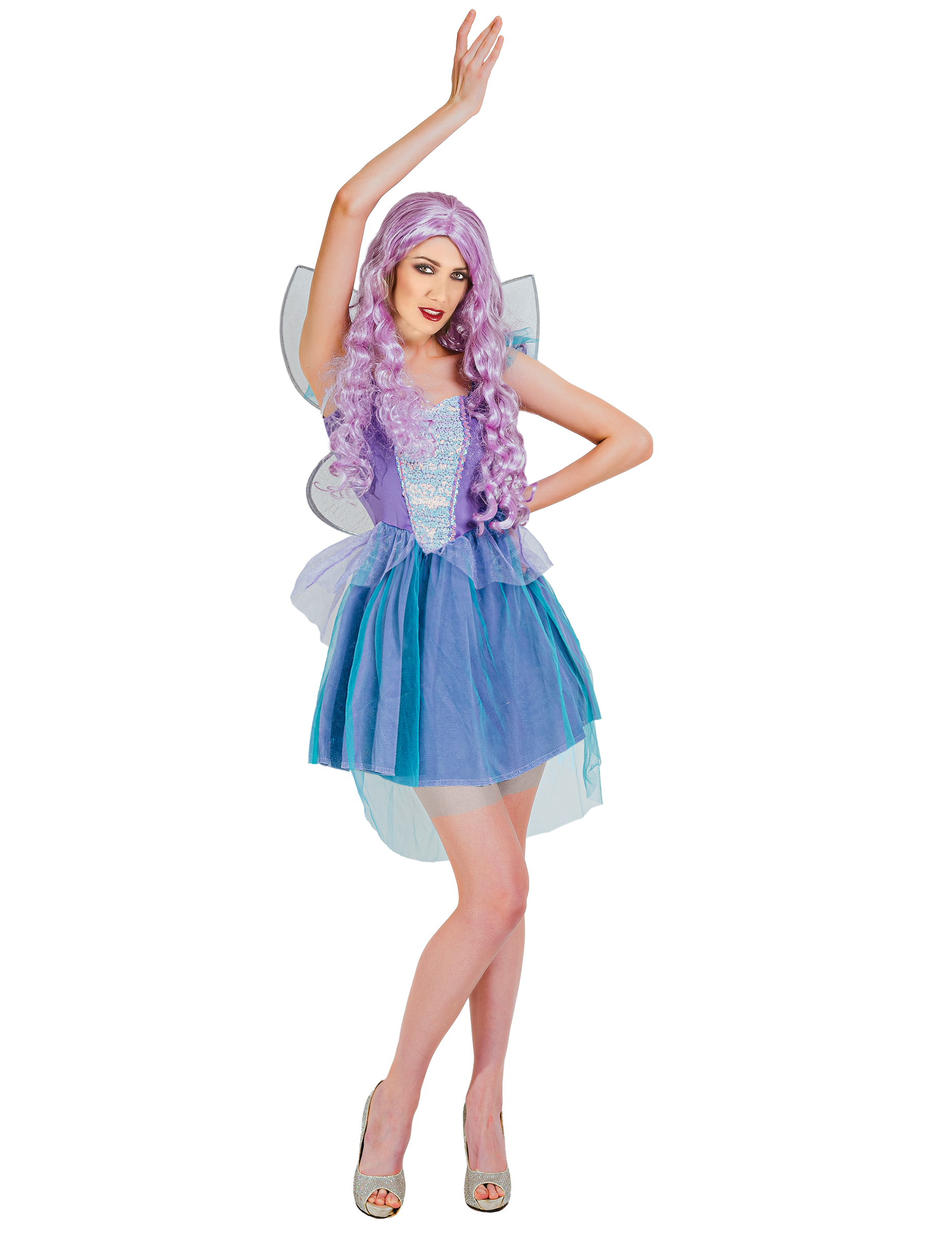 Märchen Fee Damenkostüm Elfe Violett Märchen Fee Damenkostüm Elfe Violett von KARNEVAL-MEGASTORE