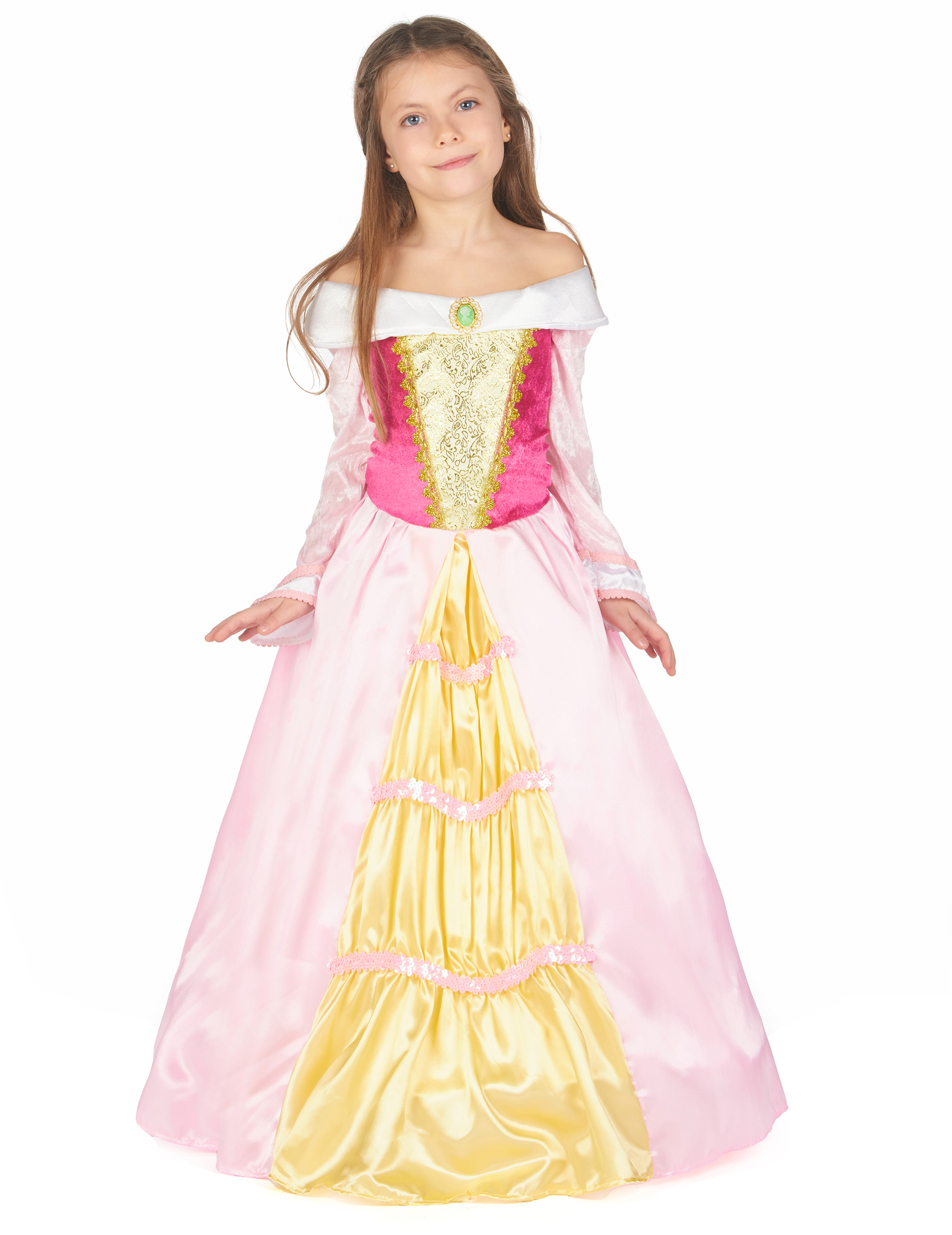 Märchenprinzessinkleid für Mädchen rosa-gold Märchenprinzessinkleid für Mädchen rosa-gold von BCI