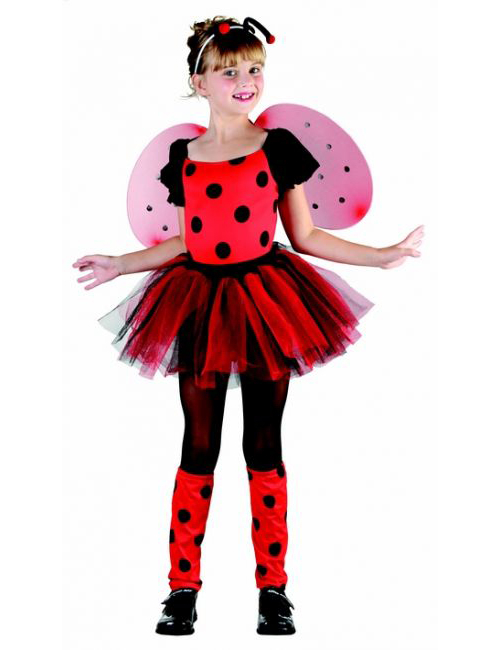 Marienkäfer Kinder-Kostüm schwarz-rot von LUCIDA