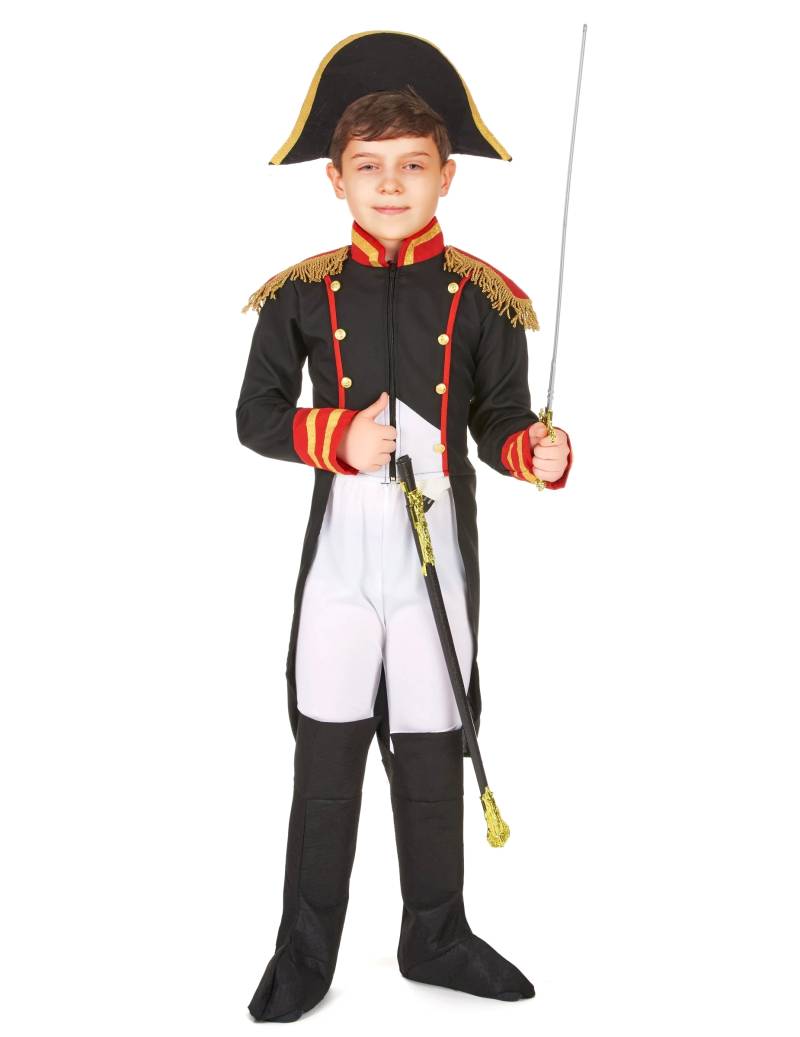 Originelles Napoleon Kinderkostüm bunt von KARNEVAL-MEGASTORE