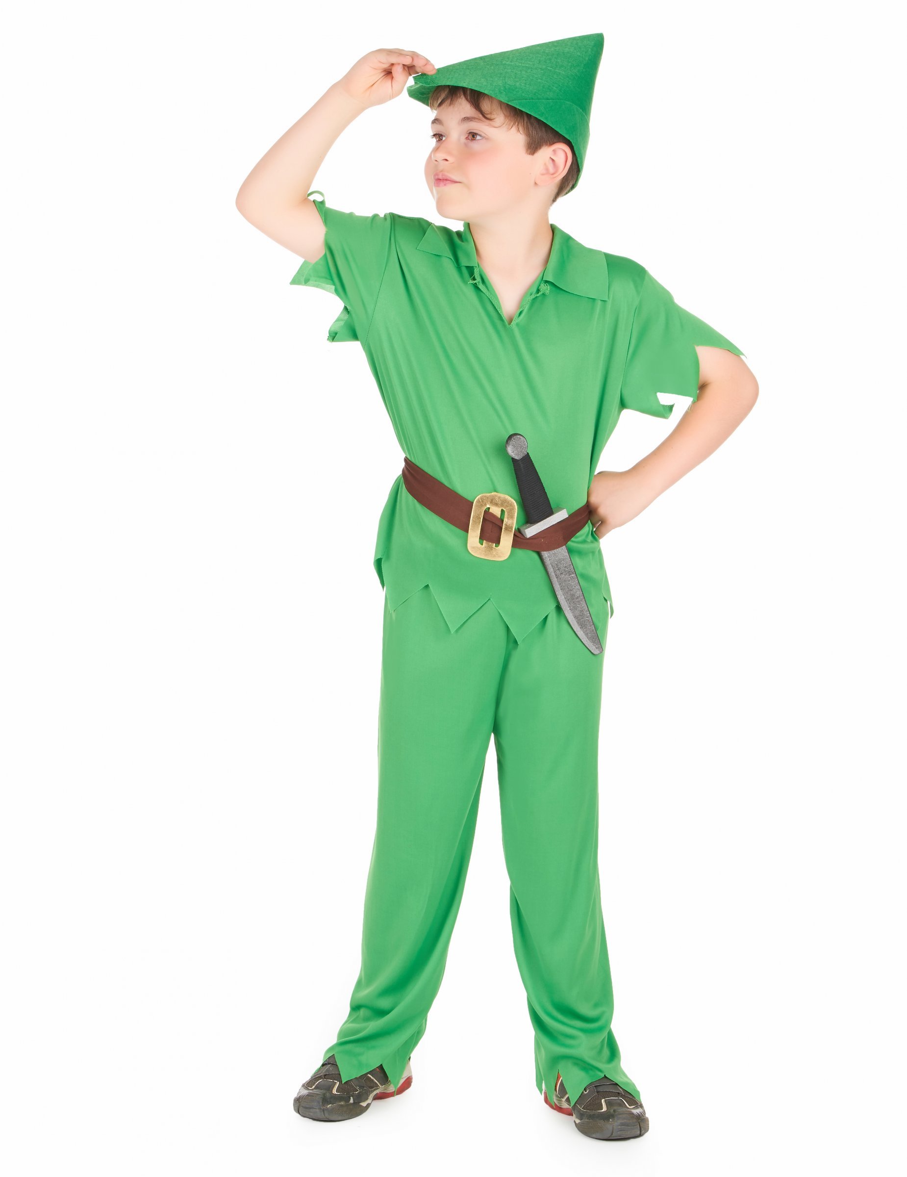 Robin Hood Kinderkostüm grün von KARNEVAL-MEGASTORE