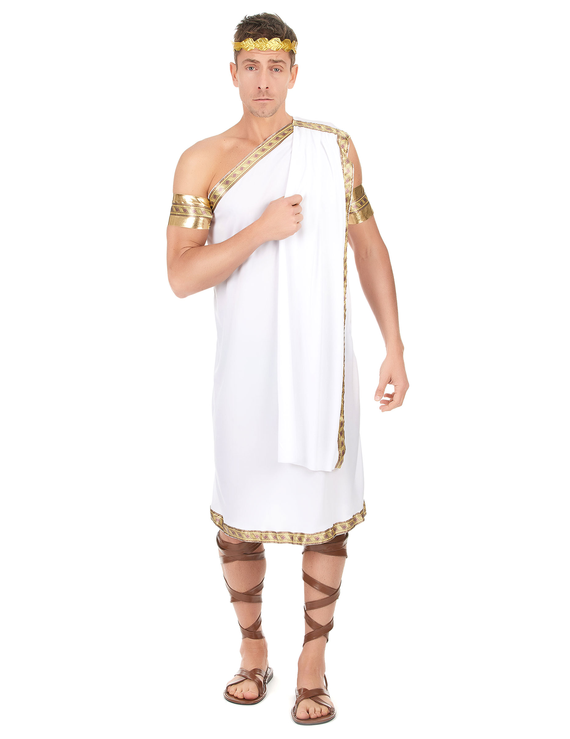 Römer Kostüm Toga Antike weiss-gold Römer Kostüm Toga Antike weiss-gold von LUCIDA