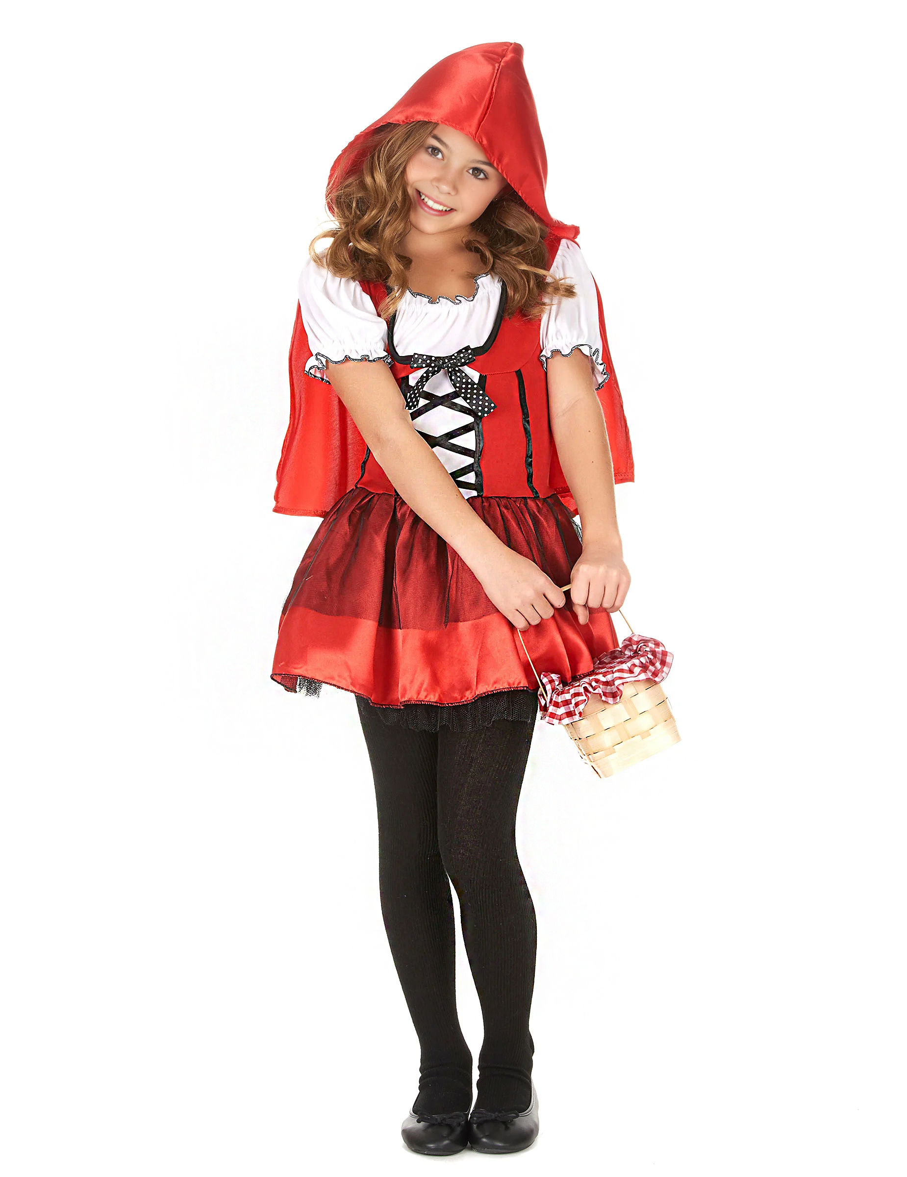 Rotkäppchen-Mädchenkostüm Märchen rot-schwarz Rotkäppchen-Mädchenkostüm Märchen rot-schwarz von LUCIDA