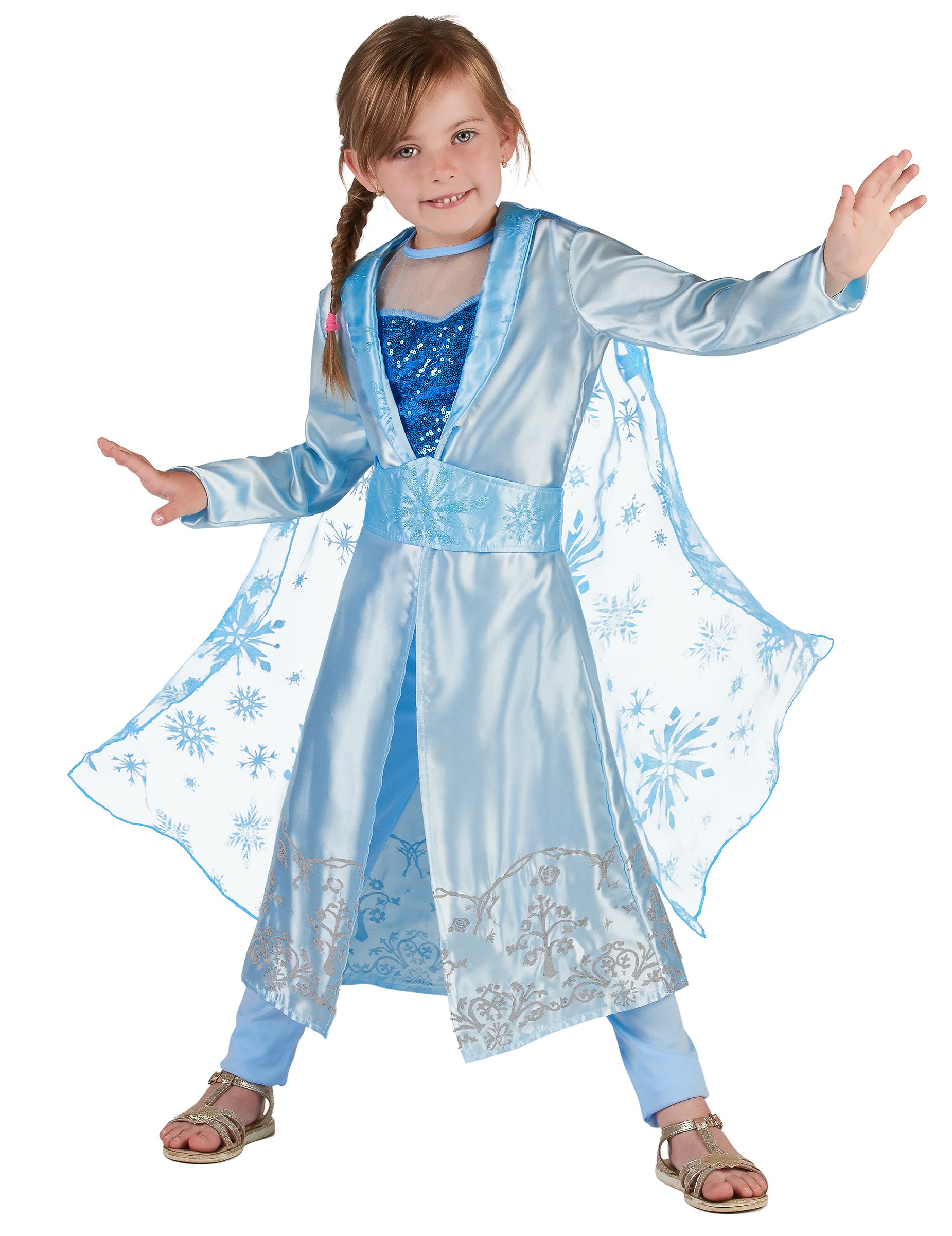 Schneekönigin-Kostüm Kinder-Karneval-Karneval-Kostüm 3-teilig blau Schneekönigin-Kostüm Kinder-Karneval-Karneval-Kostüm 3-teilig blau von KARNEVAL-MEGASTORE