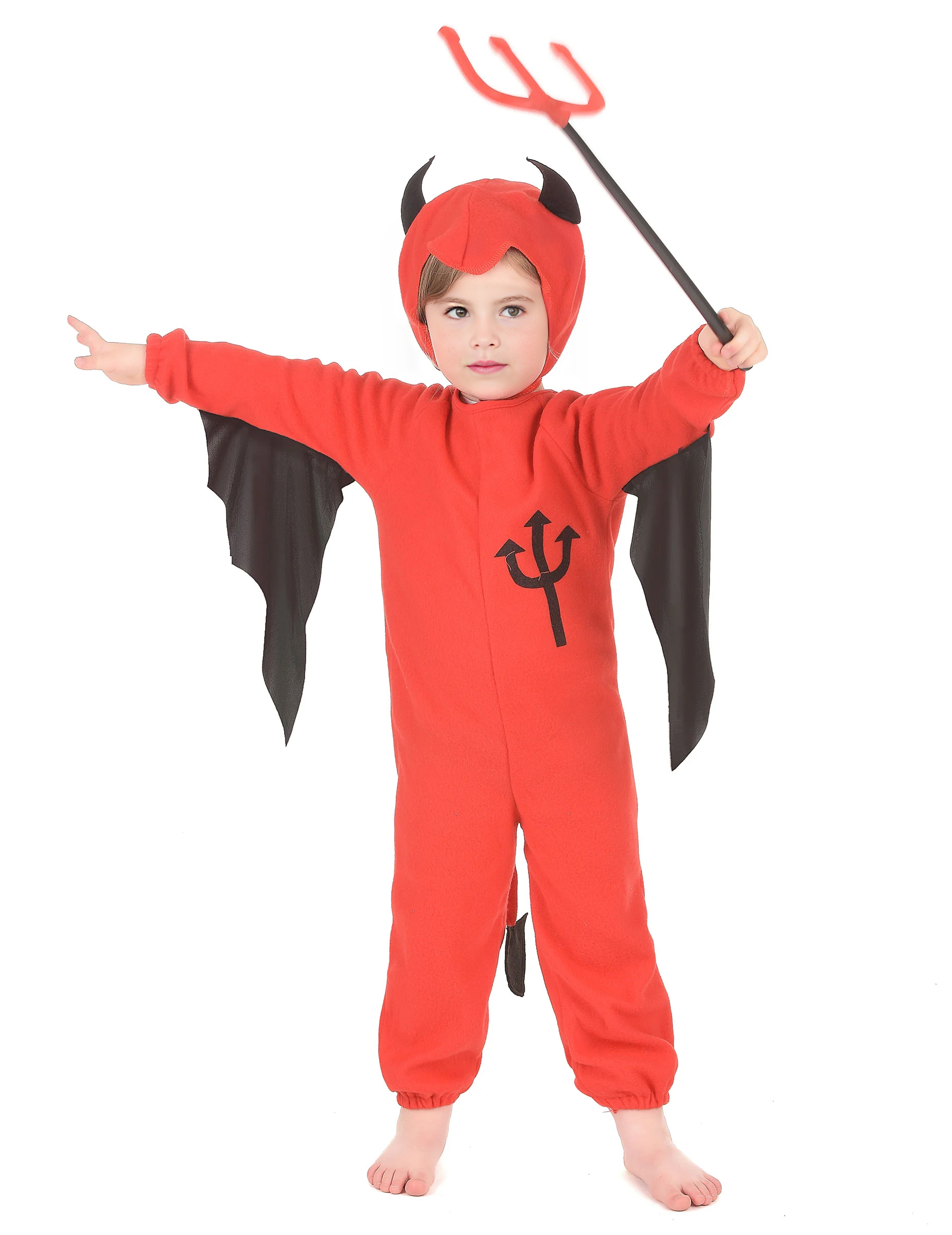 Süsses Teufelskostüm für Kinder rot-schwarz Süsses Teufelskostüm für Kinder rot-schwarz von BCI