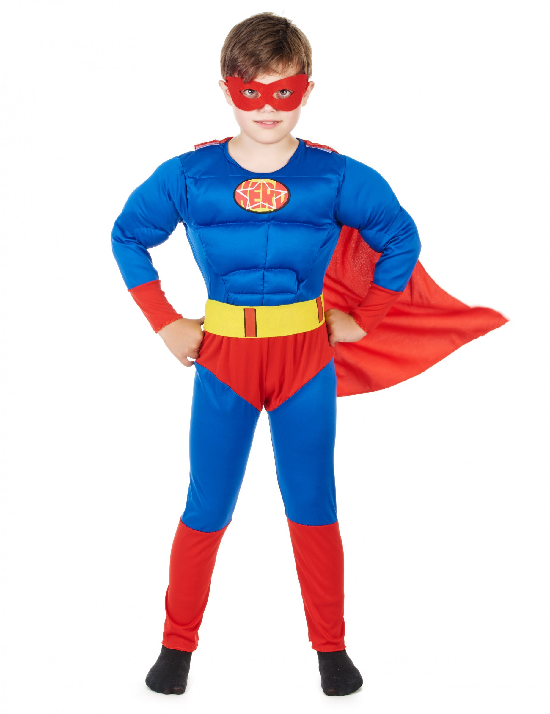 Superhelden-Kostüm für Kinder rot-blau Superhelden-Kostüm für Kinder rot-blau von ATOSA