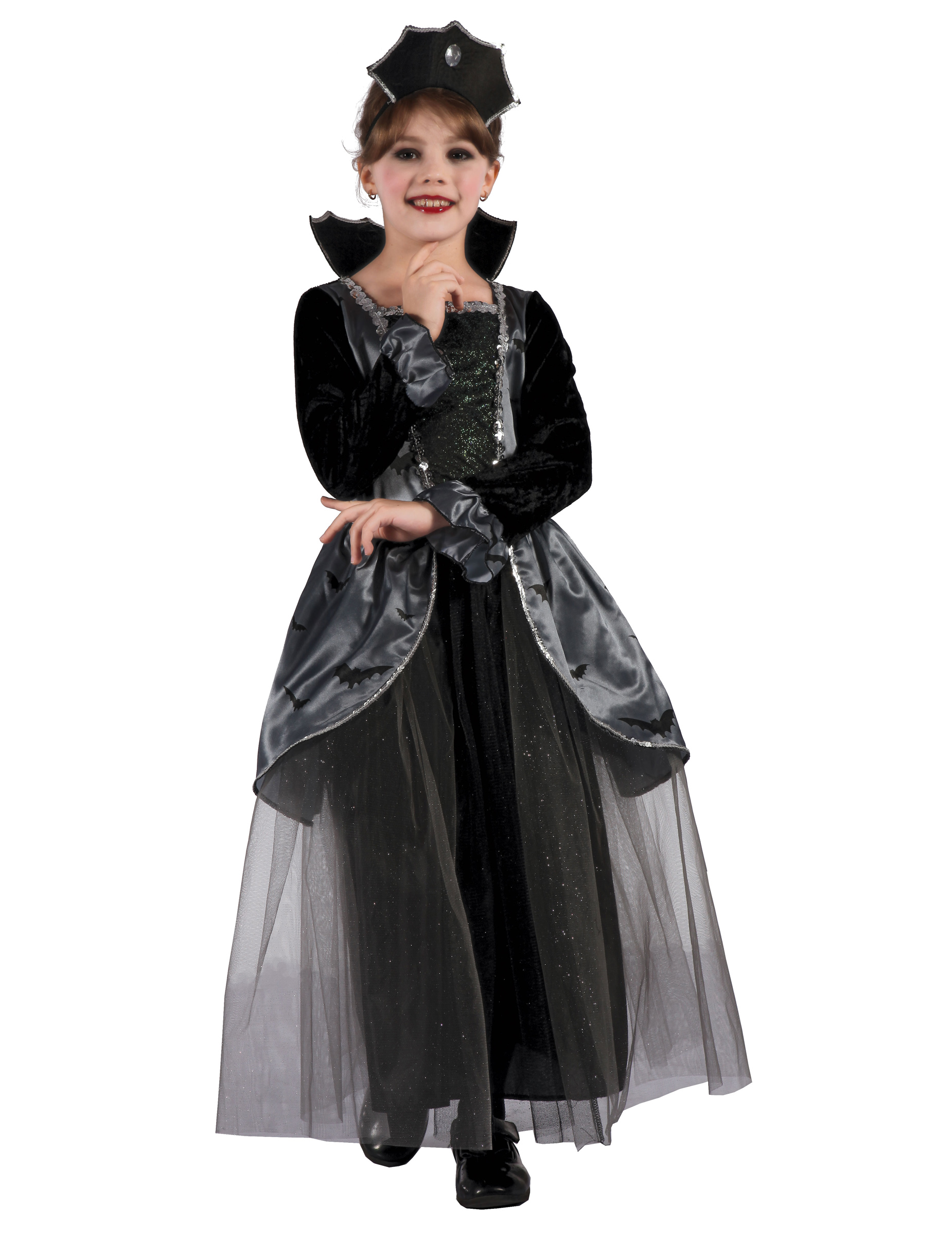 Vampirinkostüm für Mädchen Vampirinkostüm für Mädchen von KARNEVAL-MEGASTORE