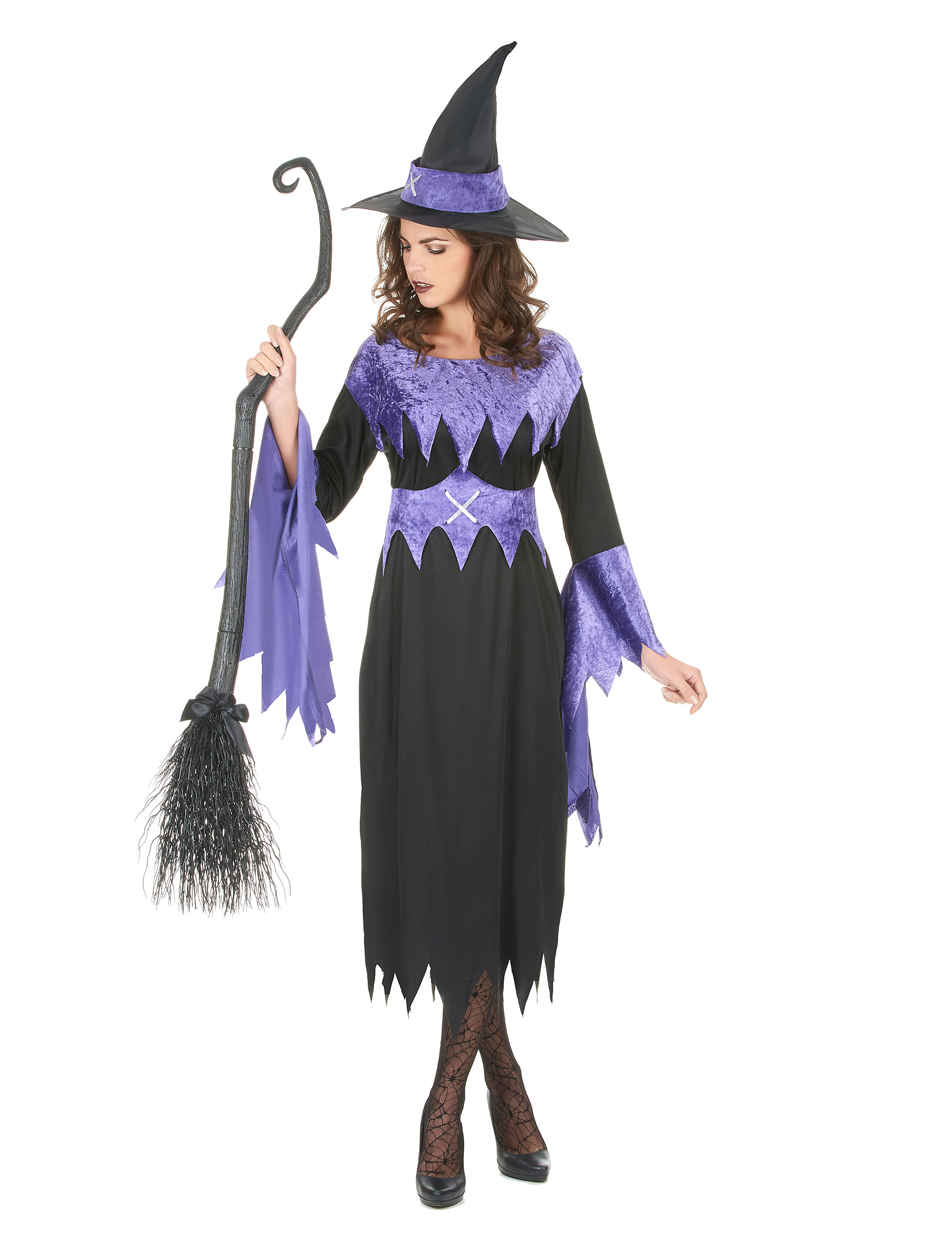Zauberhafte Hexe Damenkostüm Märchen schwarz-lila Zauberhafte Hexe Damenkostüm Märchen schwarz-lila von LUCIDA