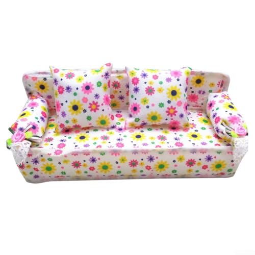 Mini Sofa Puppenhaus Möbel Lot mit Für Rosa Sofa Stuhl für Wohnzimmer, Geeignet für Kinder Puppenspiel und Home Decoration Zubehör Mini Sofa Puppenhaus Möbel Lot mit Für Rosa Sofa Stuhl für Wohnzimmer, Geeignet für Kinder Puppenspiel und Home Decoration Zubehör von LUCKCDUO