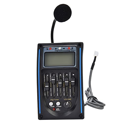 LUCKDANO Akustischer Gitarren-Pickup 5 Band EQ Equizer Digital Tuner für Aufführungen auf der Bühne und das Einstellen Moderner Gitarren LUCKDANO Akustischer Gitarren-Pickup 5 Band EQ Equizer Digital Tuner für Aufführungen auf der Bühne und das Einstellen Moderner Gitarren von LUCKDANO