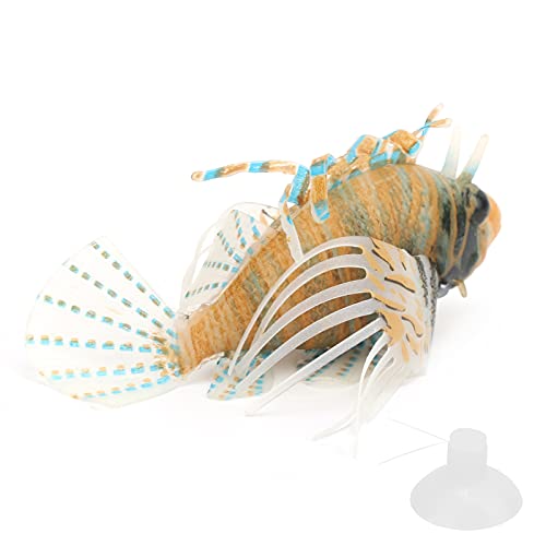 LUCKDANO Falsche Fische, Schwimmende Fisch Schwimmende Fisch Leuchtend Silikonfisch mit Saugbecher Künstlicher Falsche Fische Leuchtet Effekt Aquariumdekor für Aquariumbox -Dekoration (schwarzorange) LUCKDANO Falsche Fische, Schwimmende Fisch Schwimmende Fisch Leuchtend Silikonfisch mit Saugbecher Künstlicher Falsche Fische Leuchtet Effekt Aquariumdekor für Aquariumbox -Dekoration (schwarzorange) von LUCKDANO