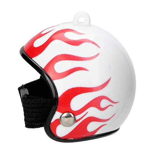 LUCKDANO Hühnerhelm, Hühnerhüte für Echte Hühner Hühnerhut Lustige Vogel Hühner Hut Kopfbedeckung Kleiner Haustier -Hut Kostüme Accessoires Helm für Hühnervogel Take/Attempt (Flamme) von LUCKDANO