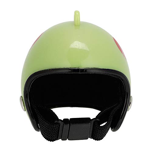 LUCKDANO Hühnerhelm, Hühnerhüte für Echte Hühner Hühnerhut Lustige Vogel Hühner Hut Kopfbedeckung Kleiner Haustier -Hut Kostüme Accessoires Helm für Hühnervogel Take/Attempt (Grüne Liebe) von LUCKDANO