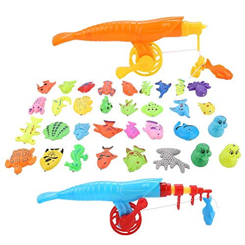 LUCKDANO Magnetischer Angelspielzeug, Baby Magnetisch Fischerei Spielzeug Baby Angel Spielzeug Angel Fischstange Netto Set 39pcs Set Magnetische Spiele Spiel Bildungsspielzeug Babykinder LUCKDANO Magnetischer Angelspielzeug, Baby Magnetisch Fischerei Spielzeug Baby Angel Spielzeug Angel Fischstange Netto Set 39pcs Set Magnetische Spiele Spiel Bildungsspielzeug Babykinder von LUCKDANO