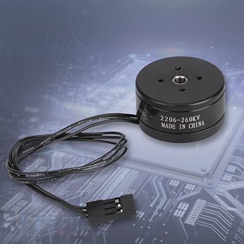 LUCKDANO Motorisch Bürstener Motor, Bürstenloser Gleichstrommotor Kamera RC Drohnen Zubehör Im Freien 260 KV Bürstenlosen Motor Drohnenmotor für RC -Drohnen, Kamera, ((2206)) von LUCKDANO