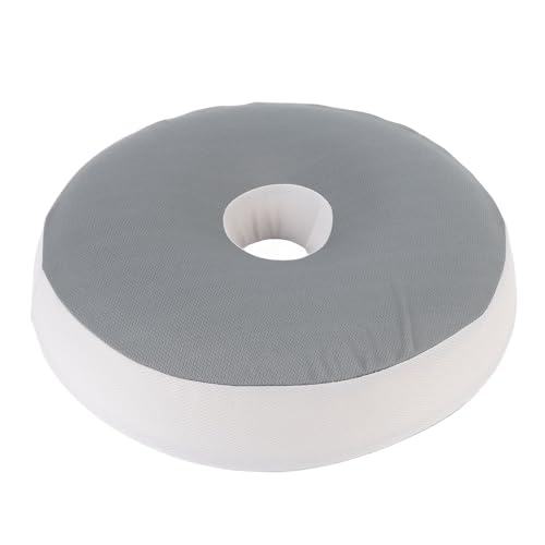 LUCKDANO Ohrkissen Ergonomische Seite Schlafkissen Schönheitssalon, Weiche Bequeme Polyesterfaserkissen (hellgrau) von LUCKDANO