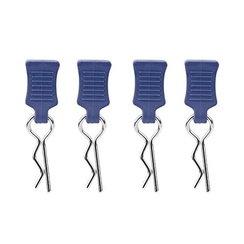 LUCKDANO RC Body Shell Clip Pin Fixing -Halterung Set Aluminiumlegierung Stahl Langjähriger Gebrauch für 1/8 1/10 1/12 RC -Autozubehör Teil (Dunkelblau) von LUCKDANO