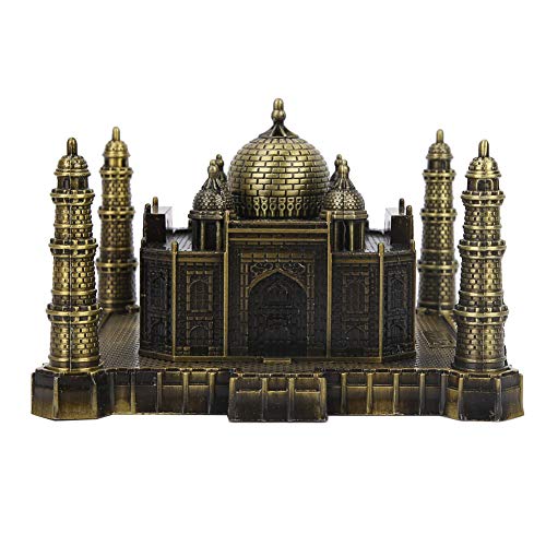 LUCKDANO Sammlerfiguren, Tajmahal Replikmodell Modell Display Modell 5.1in Bodenbreite Taj Mahal Berühmtes Landmark -Gebäudemodell für Wohnkultur -Ornamente von LUCKDANO