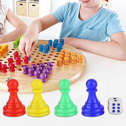 LUCKDANO Spielstücke, Spielstücke für Brettspiele Brettspielstücke Bauer Schachstücke Würfel Setzen Kunststoff Bunte Teile für Brettkartenspiele Zubehör LUCKDANO Spielstücke, Spielstücke für Brettspiele Brettspielstücke Bauer Schachstücke Würfel Setzen Kunststoff Bunte Teile für Brettkartenspiele Zubehör von LUCKDANO