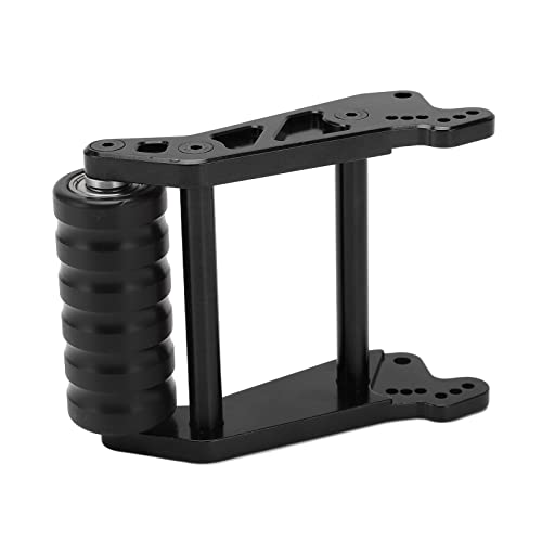 LUCKDANO Wheelie Stange, Mini Bike Wheelie Bar Stange für Mini -Fahrrad mit Radmuster Aluminiumlegierung für Losi LMT Achse 4WD LOS04022 1/8 RC -Auto (Black) von LUCKDANO