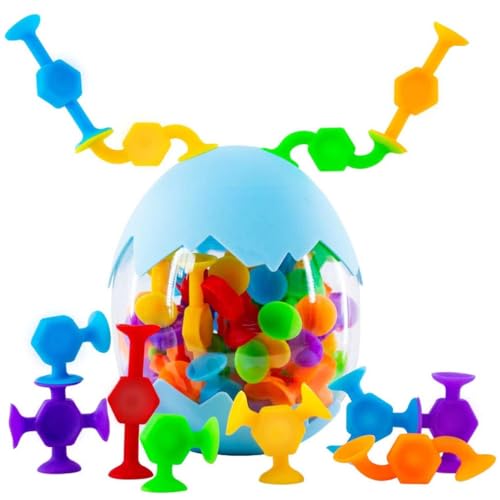 38 Stück Colorful Silicone Suction Cup Toy, Saugnapf Spielzeug Kinder, Montessori Spielzeug Silikon Badespielzeug Baby Sensorisches Sauger Spielzeug, Stressabbau Silikon Bausteine Spielzeug 38 Stück Colorful Silicone Suction Cup Toy, Saugnapf Spielzeug Kinder, Montessori Spielzeug Silikon Badespielzeug Baby Sensorisches Sauger Spielzeug, Stressabbau Silikon Bausteine Spielzeug von LUCKKY