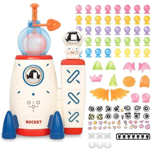 DIY Balloon Space Rocket Kit, DIY Ballon Raumrakete Kit, Aufkleber dekorierte Ballons Spielzeug für Kinder, Raketen Windspiel Bastelset, Bastelset Rakete zum DIY Weltraum für Kindergeburtstag (170PCS) DIY Balloon Space Rocket Kit, DIY Ballon Raumrakete Kit, Aufkleber dekorierte Ballons Spielzeug für Kinder, Raketen Windspiel Bastelset, Bastelset Rakete zum DIY Weltraum für Kindergeburtstag (170PCS) von LUCKKY