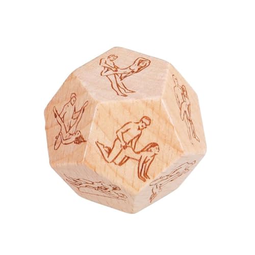 Date Night Dice for Couples, Date Night Würfel für Paare, Erotischer Würfel für Paare, 12-seitig Romantik Würfelspiel für Erwachsene, Entscheidungswürfel, Paarwürfel von LUCKKY