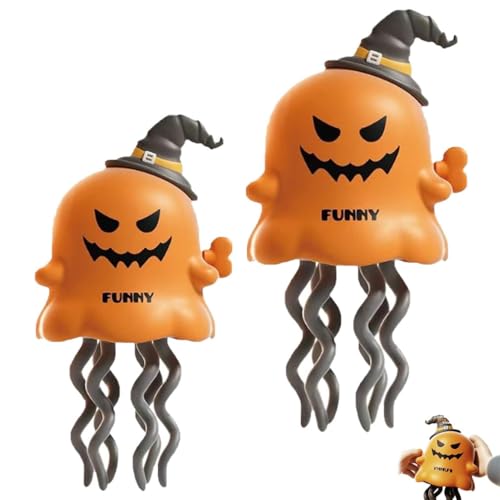 LUCKKY 2 Stück Magical Mini Dancing Ghost for Christmas, Magischer Mini-Tanzgeist für Weihnachten, Weihnachten Magisches Uhrwerk-Spielzeug, Halloween Uhrwerk Tanzendes Geisterspielzeug (B) von LUCKKY