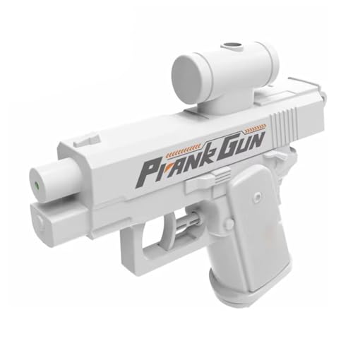 Prank Water Gun, Prank Gun, Prank Squirt Gun, Streich-Wasserpistole, Umgekehrter Wasserpistolen-Streich, Zwei-Wege-Spritzpistolen, Lustige Geschenke für Erwachsene Kinder (Weiß) von LUCKKY