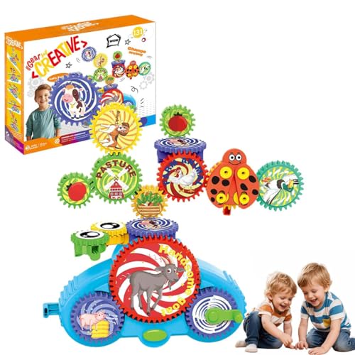 Serifik Creative Learning Building Blocks, Kreatives Lernen Bausteine, STEM Blöcke Bauspielzeug, Elektrisch & manuell Dualmodus, Vorschule Lernen Sensorische Montessori Spielzeug für Kinder (Tier) Serifik Creative Learning Building Blocks, Kreatives Lernen Bausteine, STEM Blöcke Bauspielzeug, Elektrisch & manuell Dualmodus, Vorschule Lernen Sensorische Montessori Spielzeug für Kinder (Tier) von LUCKKY