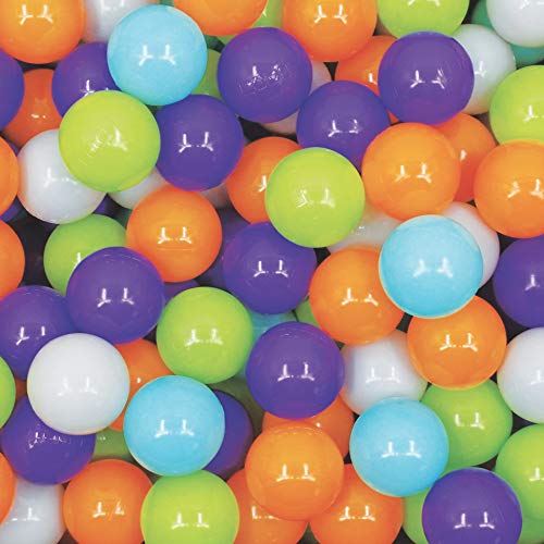 Ludi - Carton de 250 balles multicolores souples en Plastique Anti-écrasement. A partir de 6 Mois. Balles à Lancer, Faire Rouler et Pour Piscine à balles. Diamètre : 6 cm - réf. 90006 von LUDI