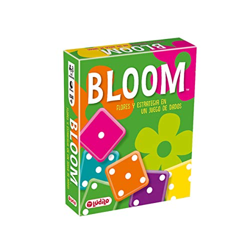 LÚDILO Unisex Kinder 120 Bloom (Luddilo) Roll & Write, Würfelspiele, Spielen Sie in der Familie und haben Sie Spaß beim Malen von Blumen, stärken Sie die Strategie und visuelle Wahrnehmung, Bunt von LUDILO