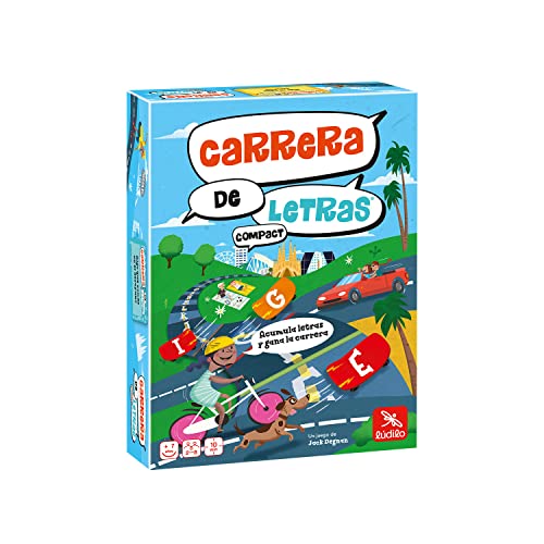 LÚDILO Unisex Kinder 120 Carrera Buchstaben (Luddilo) – Lernspiel, spielt mit den Worten und fördert den Erwerb von Vokabeln, Spielen mit der Familie zum Lernen und Entwicklung der Sprache, Bunt von LUDILO