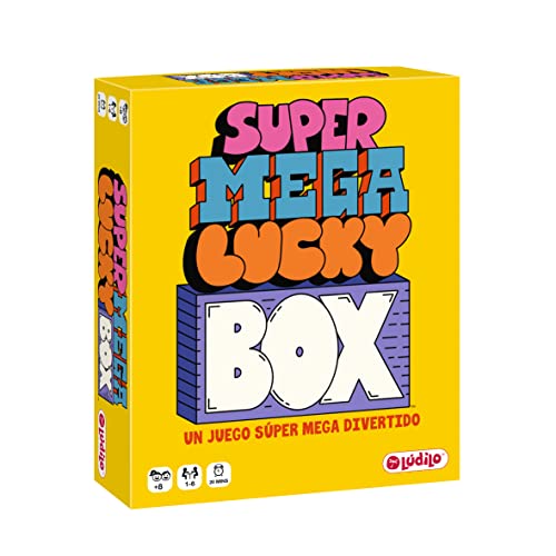 Ludilo - Super Mega Lucky Box | Lernspiele Ab 8 Jahre | Strategiespiel Kinder | Brettspiele Erwachsene | Gesellschaftsspiele Ab 8 Jahre | Erwachsenen Spiele von LUDILO