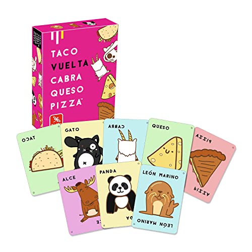 Ludilo Taco, Umdrehung, Ziege, Käse, Pizza | Brettspiele für Kinder von 8 Jahren | Brettspiel | Kartenspiele | Geschenke für Kinder ab 8 Jahren | Kompatibel mit Original Taco Ludilo Taco, Umdrehung, Ziege, Käse, Pizza | Brettspiele für Kinder von 8 Jahren | Brettspiel | Kartenspiele | Geschenke für Kinder ab 8 Jahren | Kompatibel mit Original Taco von LUDILO