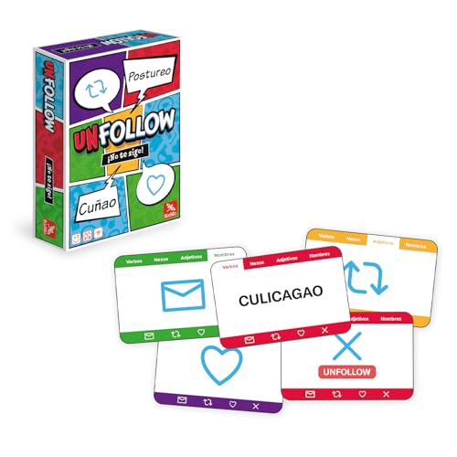 Ludilo Unfollow Brettspiele für Kinder ab 8 Jahren | Kartenspiele 30 min | schnelles Brettspiel | Geschenk für Kinder und Erwachsene | Geschenk für Kinder und Erwachsene von LUDILO