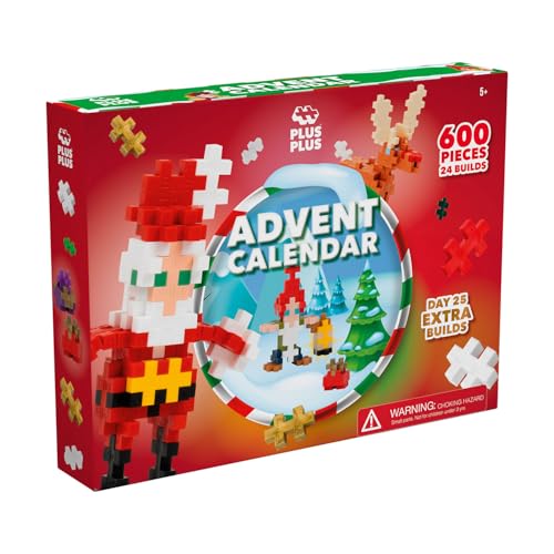 Plus Plus - Adventskalender 2024 Kinder | Adventskalender Kinder ab 5 Jahren | Adventskalender 2024 Kinder | Adventskalender | Puzzle Kinder | 600 Stück Plus Plus - Adventskalender 2024 Kinder | Adventskalender Kinder ab 5 Jahren | Adventskalender 2024 Kinder | Adventskalender | Puzzle Kinder | 600 Stück von LUDILO