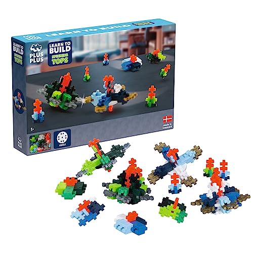 Plus Plus Bausteine - Puzzle Ab 5 Kreisel | 3D-Puzzle Kinder | Konstruktionsspielzeug Ab 5 | Lernspiele Ab 5 Jahre | Building Blocks | Hoogar Konstruktionsspielzeug von LUDILO