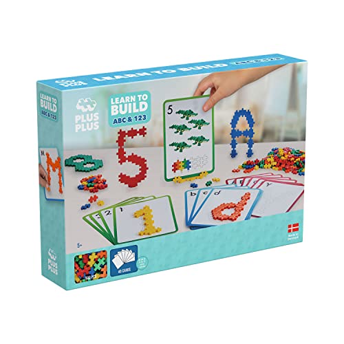 Plus Plus - Buchstaben Und Zahlen Lernen | 3D Puzzle | Puzzle Kinder | Puzzle Ab 5 Jahre Für Jungen | Puzzlespiele Für Kinder 600 Teile | Spiel Ab 5 Jahre von LUDILO