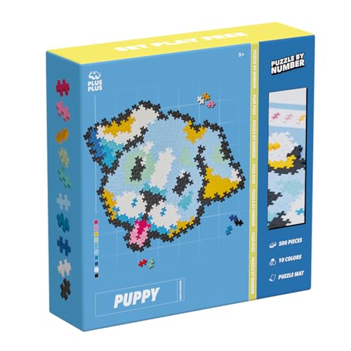 Plus Plus - Puzzle Kinder Welpe Zahlenpuzzle | Puzzle Ab 5 Jahre Für Mädchen | Puzzle Ab 5 | Spiel Ab 5 Jahre Oder Mehr | Puzzle Kinder | 500 Stück Plus Plus - Puzzle Kinder Welpe Zahlenpuzzle | Puzzle Ab 5 Jahre Für Mädchen | Puzzle Ab 5 | Spiel Ab 5 Jahre Oder Mehr | Puzzle Kinder | 500 Stück von LUDILO